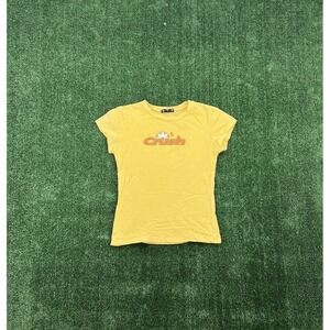 Vintage Y2K Crush Soda Womens Top size Small Spell Out T-Shirt
